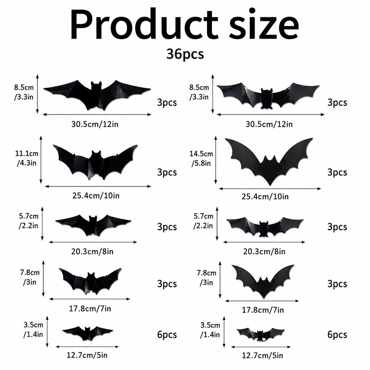 Cumonu™ Haunted Bat Wall