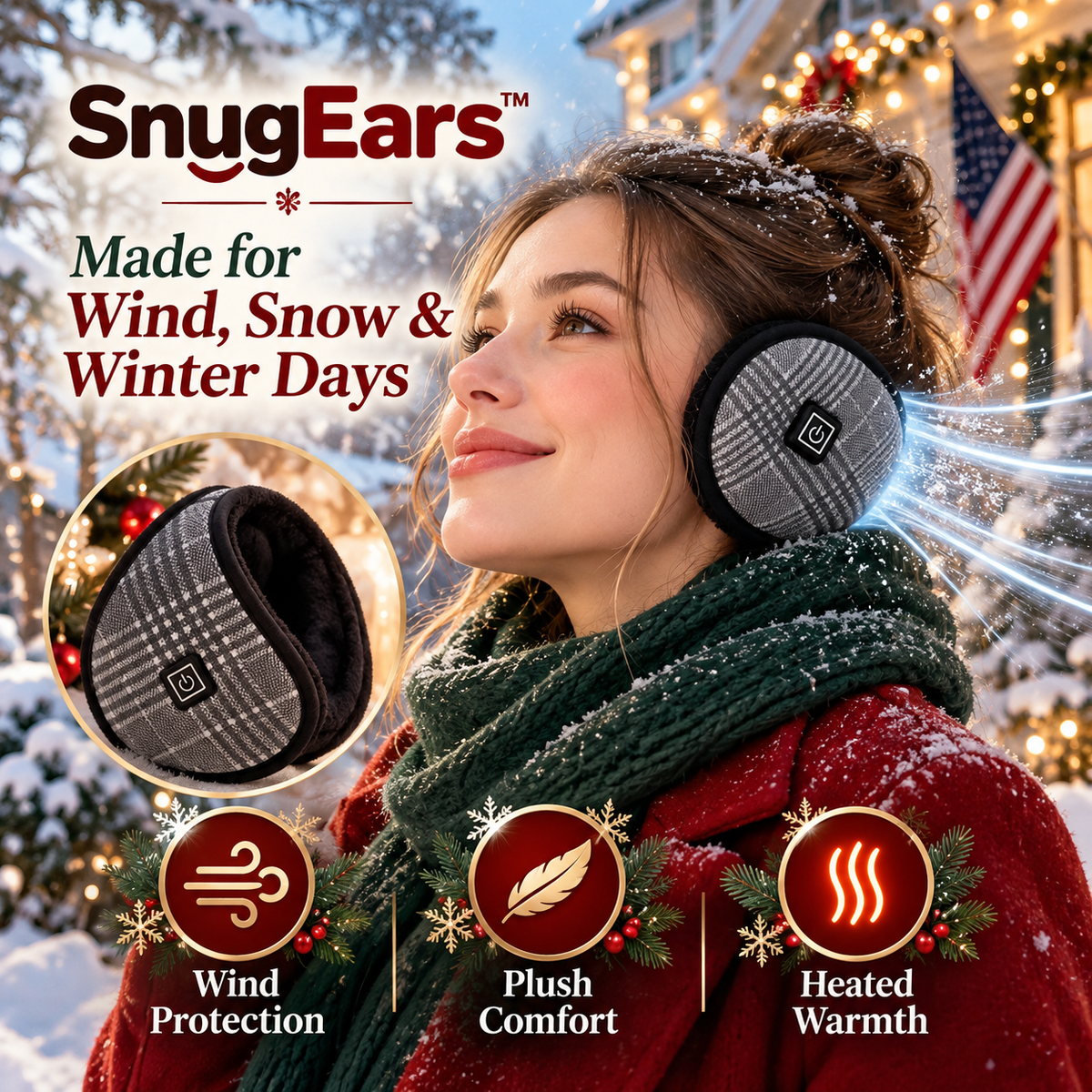 SnugEar™ Heated Earmuffs