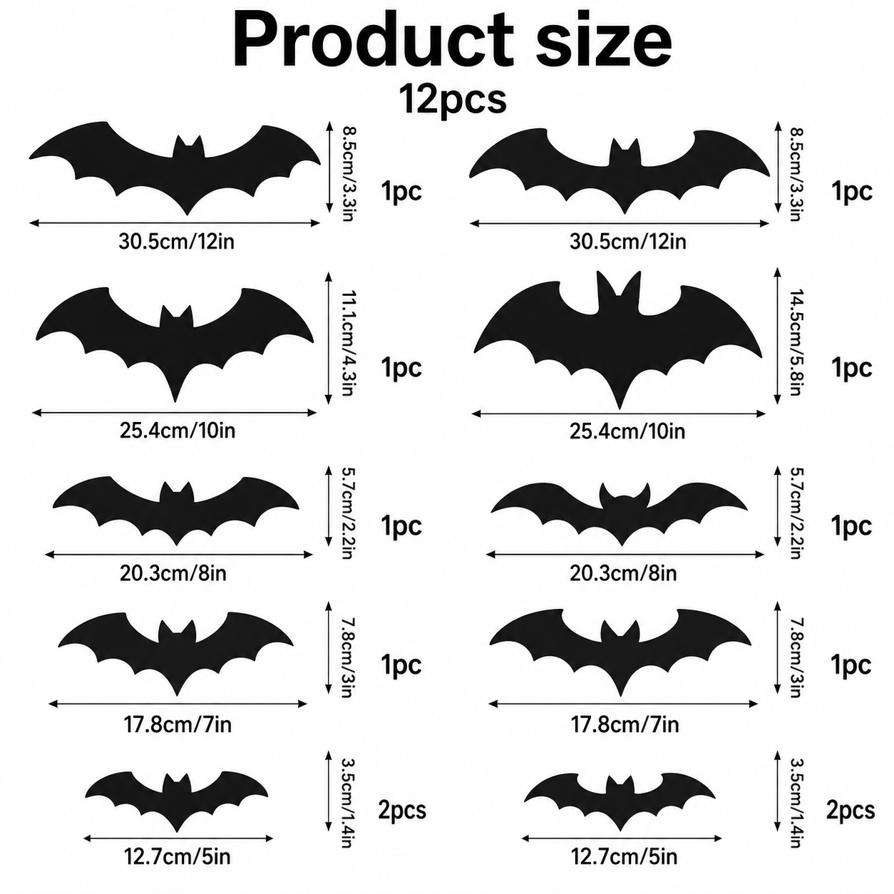 Cumonu™ Haunted Bat Wall