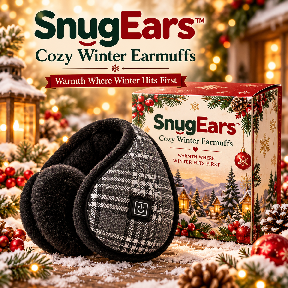 SnugEar™ Heated Earmuffs