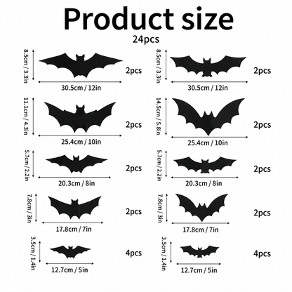 Cumonu™ Haunted Bat Wall