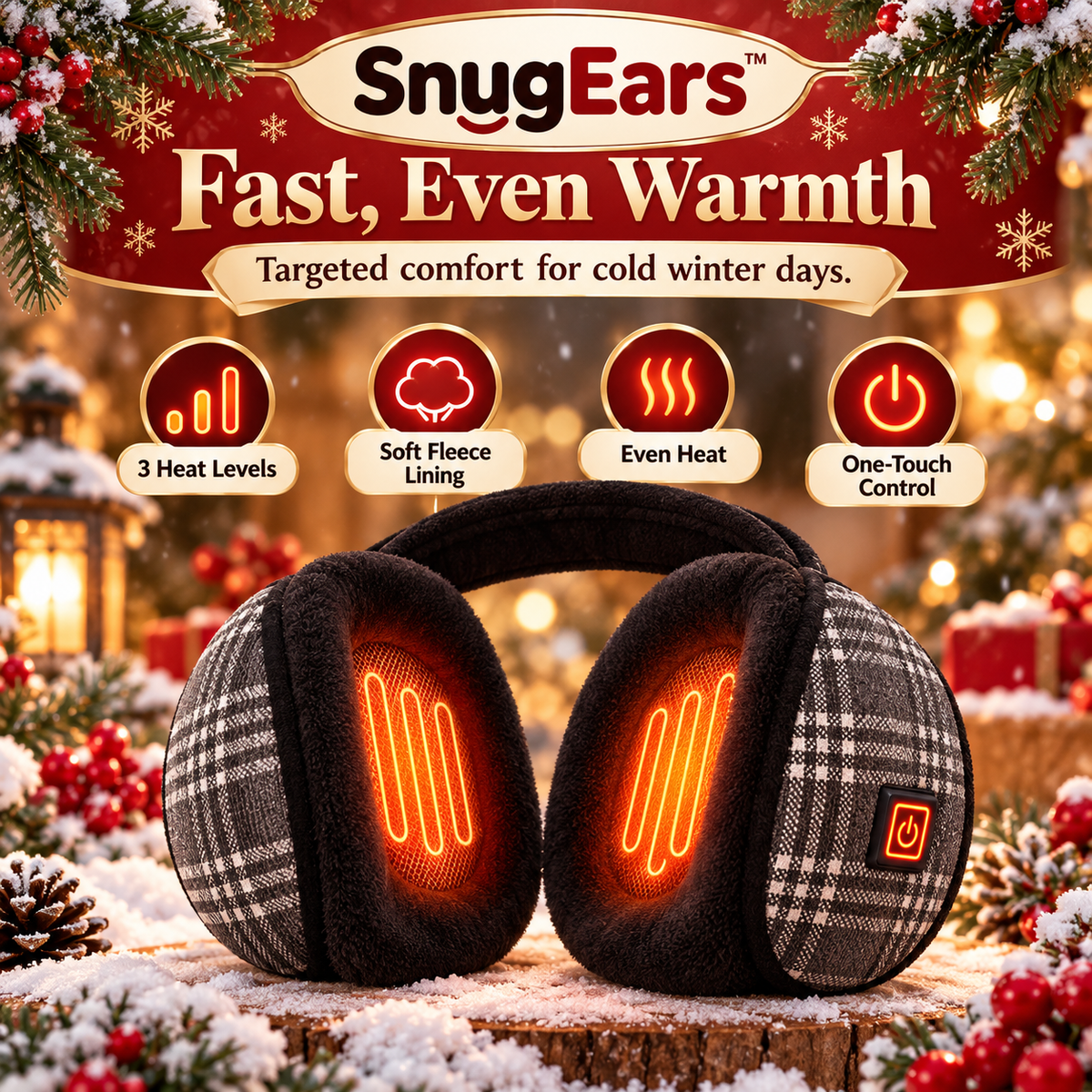 SnugEar™ Heated Earmuffs