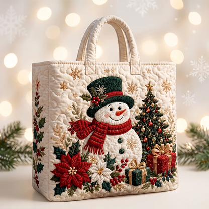 WalterBags Christmas Quilted Tote