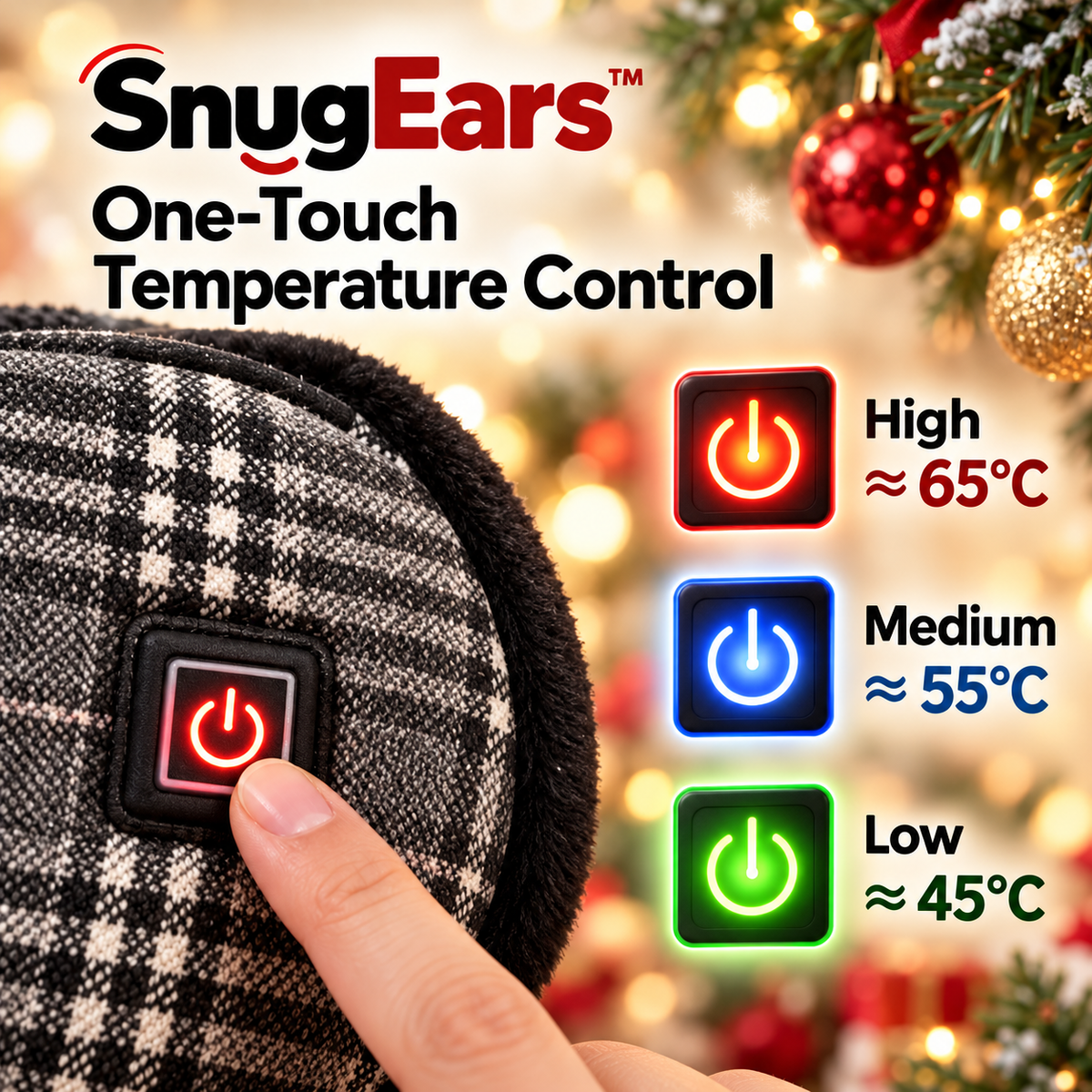 SnugEar™ Heated Earmuffs