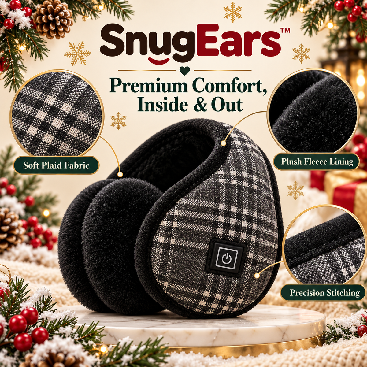 SnugEar™ Heated Earmuffs
