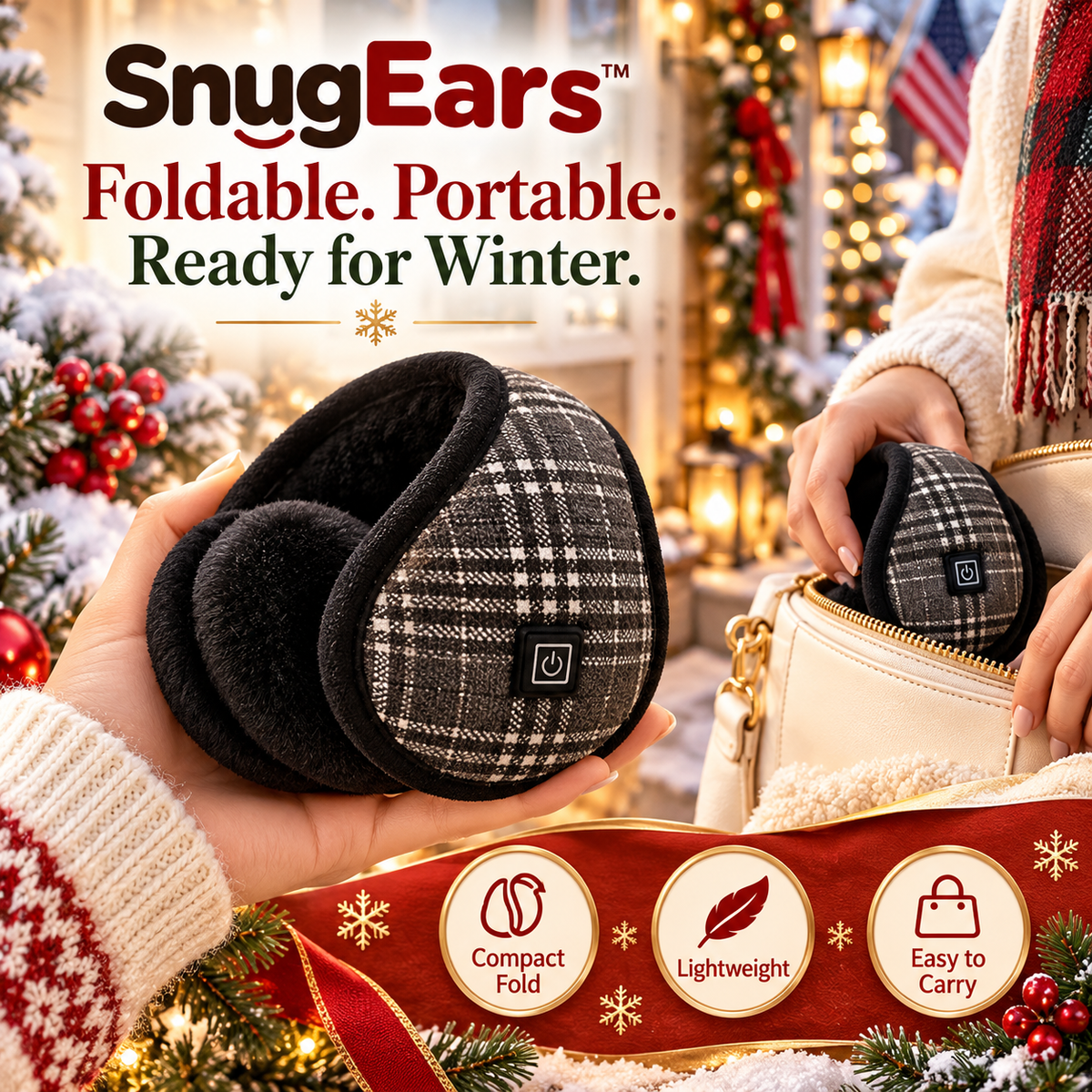 SnugEar™ Heated Earmuffs
