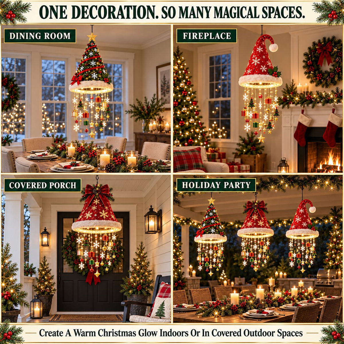 Merrylamps™ SantaGlow Chandelier