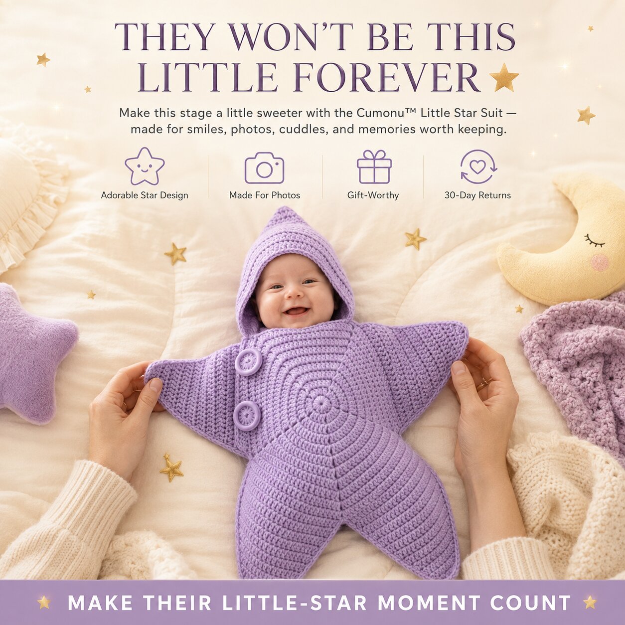 Cumonu™ Little Star Suit