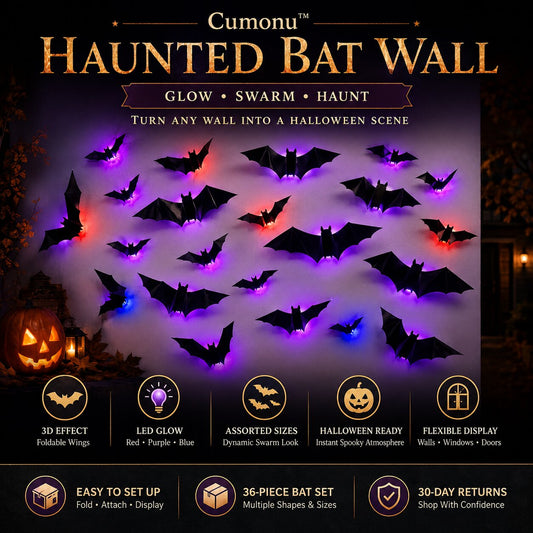 Cumonu™ Haunted Bat Wall