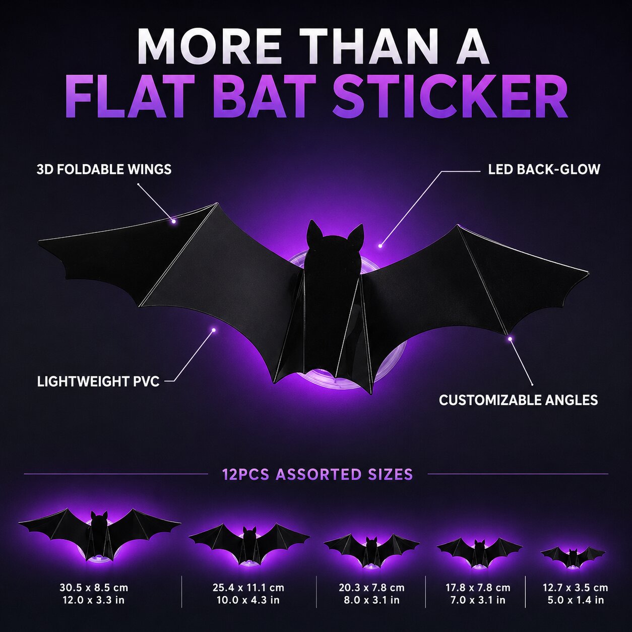 Cumonu™ Haunted Bat Wall