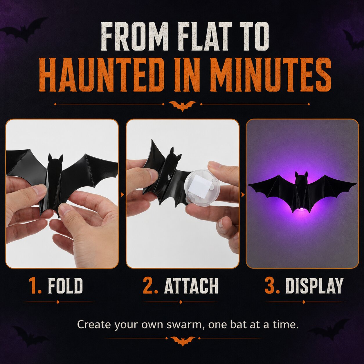 Cumonu™ Haunted Bat Wall