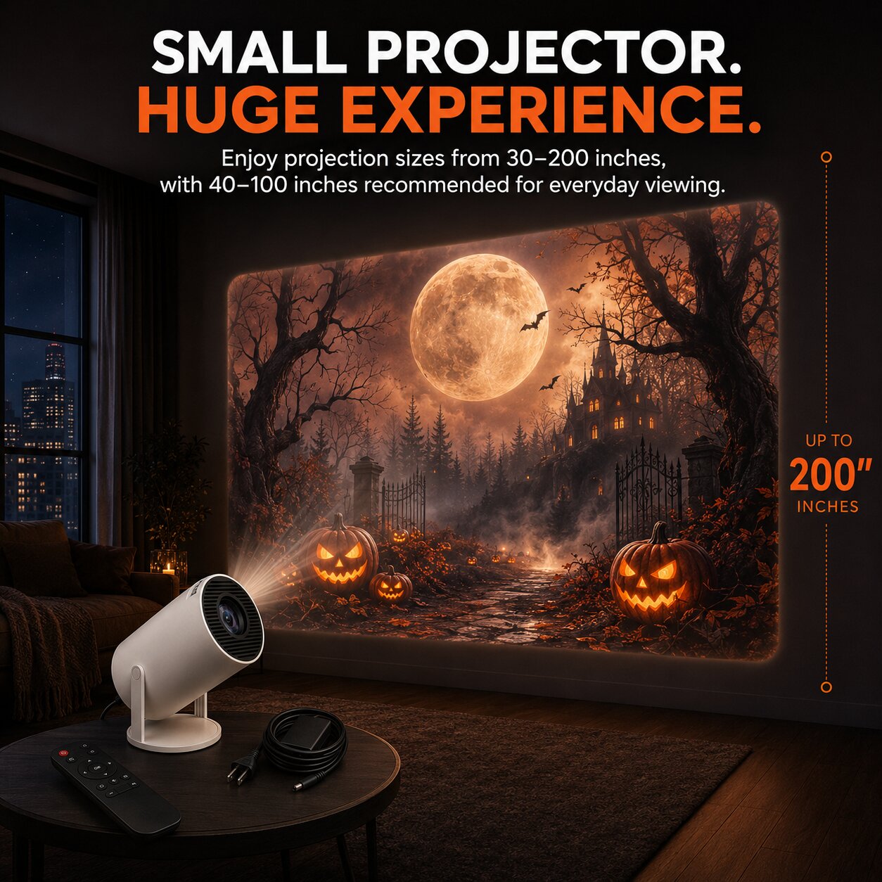 Cumonu™ Scare Cast Projector