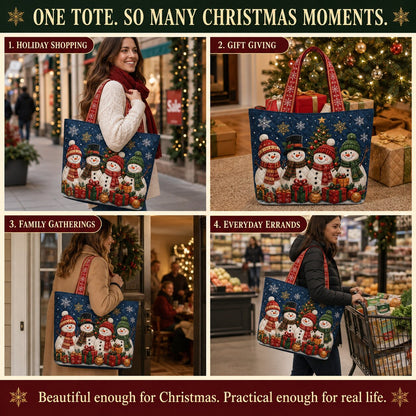 WalterBags Christmas Quilted Tote