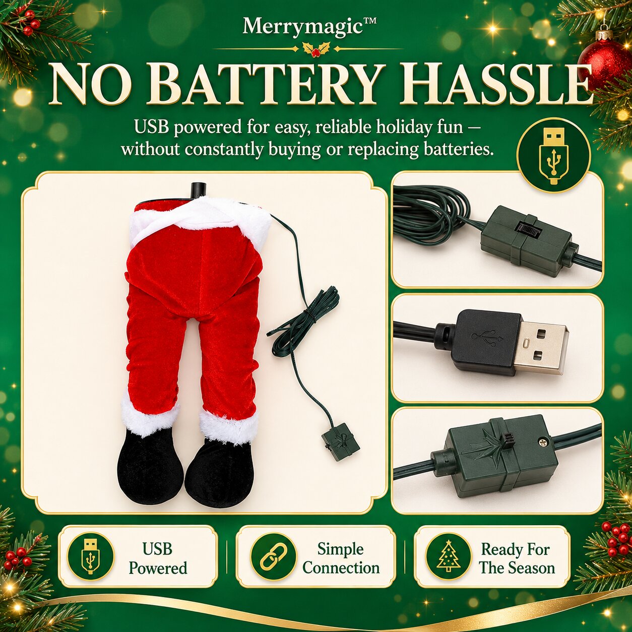 Merrymagic™ Santa Kickers