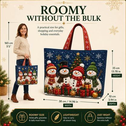 WalterBags Christmas Quilted Tote
