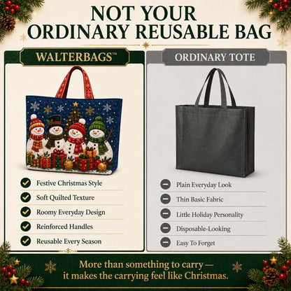 WalterBags Christmas Quilted Tote