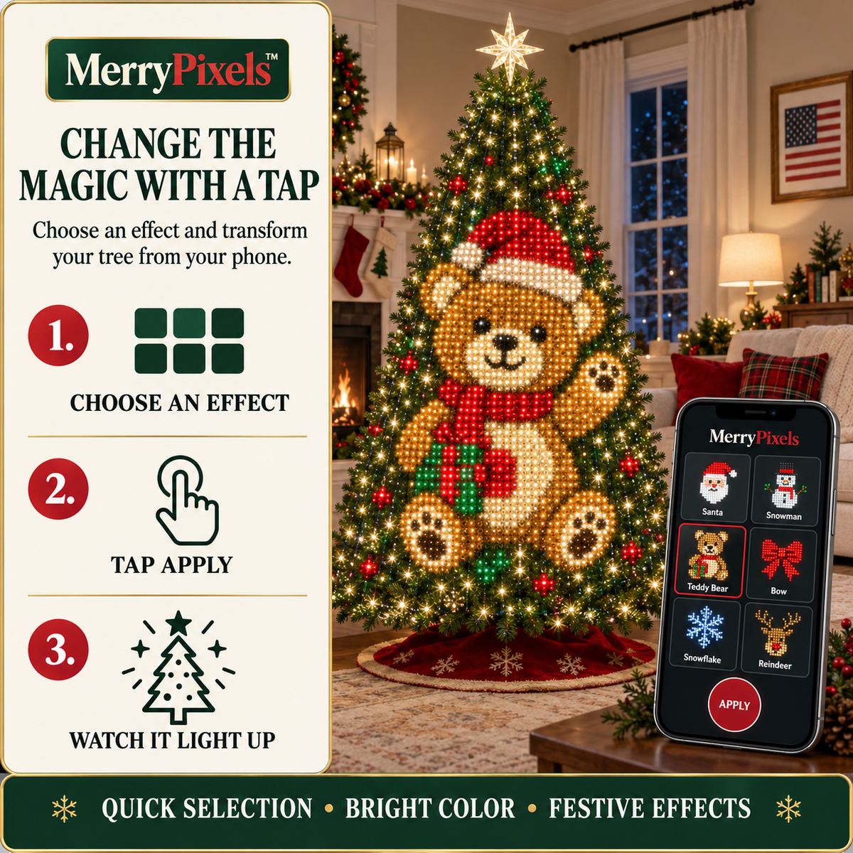 MerryPixels™ Smart Tree Lights
